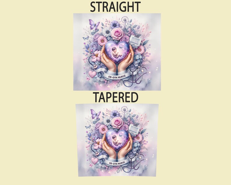 OB-Gyn Nurse 20 oz Seamless Skinny Tumbler Wrap Sublimation Design, Tumbler Png, Digital Download, Maternity Nurse Tumbler Design image 5
