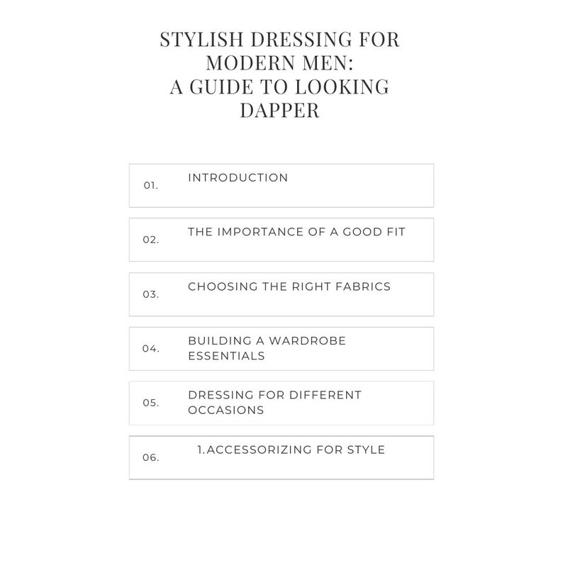 The Ultimate Guide to Stylish Dressing for Modern Men Tips Etsy