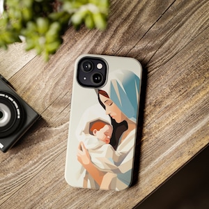 Guadalupe and jesus iPhone Case Touch Cellphone light - Virgin Mary - Nuestra Senora de Guadalupe - Our Lady of Guadalupe  Baby Jesus