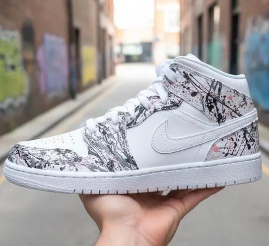 jordan paint splatter