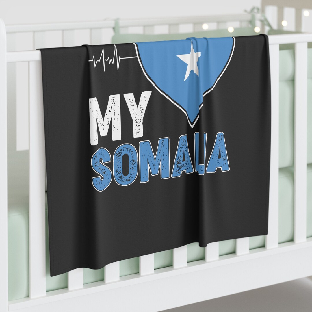 Somalia Africa Baby Swaddle Blanket Wrap Dark Somalia Etsy
