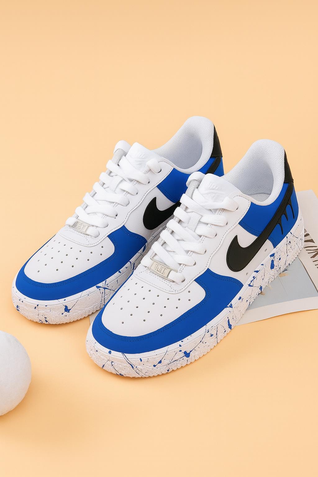 Nike Air Force Custom Blue Drip