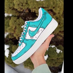 Teal Nike Shoes - Etsy display picture 2