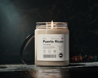 Puerto Rico Candle - Boricua Pride  Candle - Puerto Rican Soy Candle