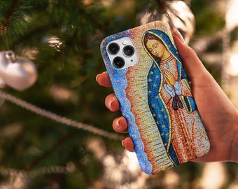 Lady guadalupe tough iphone cases - virgin mary - nuestra señora de guadalupe carcasa de telefono - christian gift - catholic faith