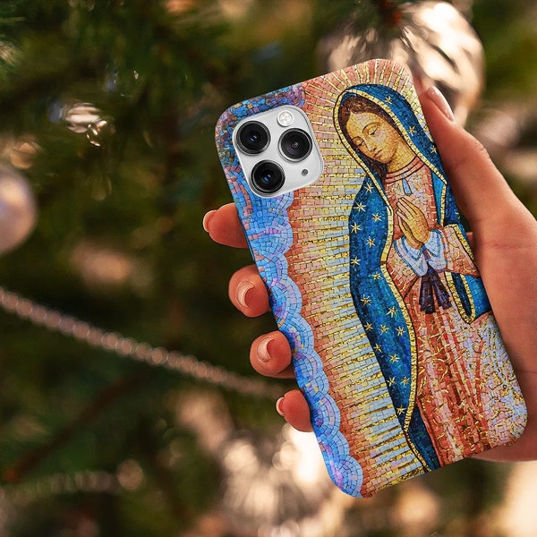 Lady guadalupe tough iphone cases - virgin mary - nuestra señora de guadalupe carcasa de telefono - christian gift - catholic faith