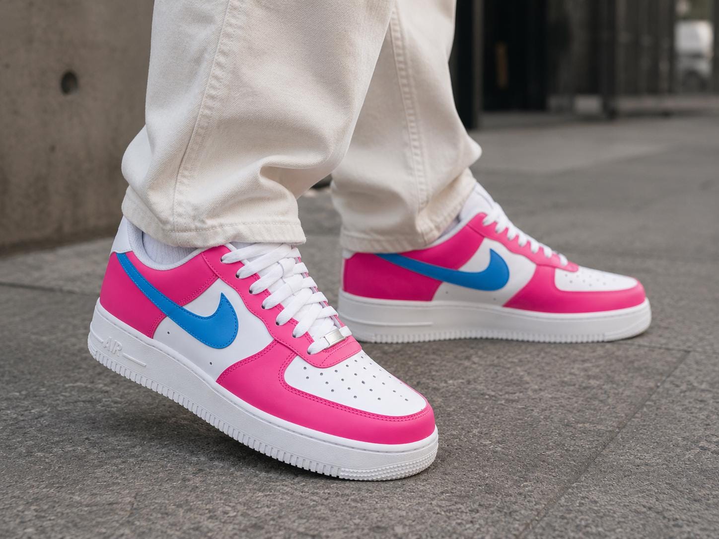Pink and Blue Custom Nike - Etsy