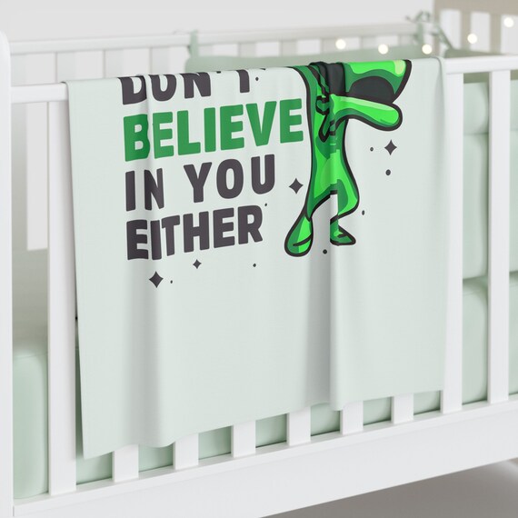 Believe in Aliens Meme Baby Swaddle Blanket Wrap Light Alien Swag UFO Alien Dab Manta Etsy Canada