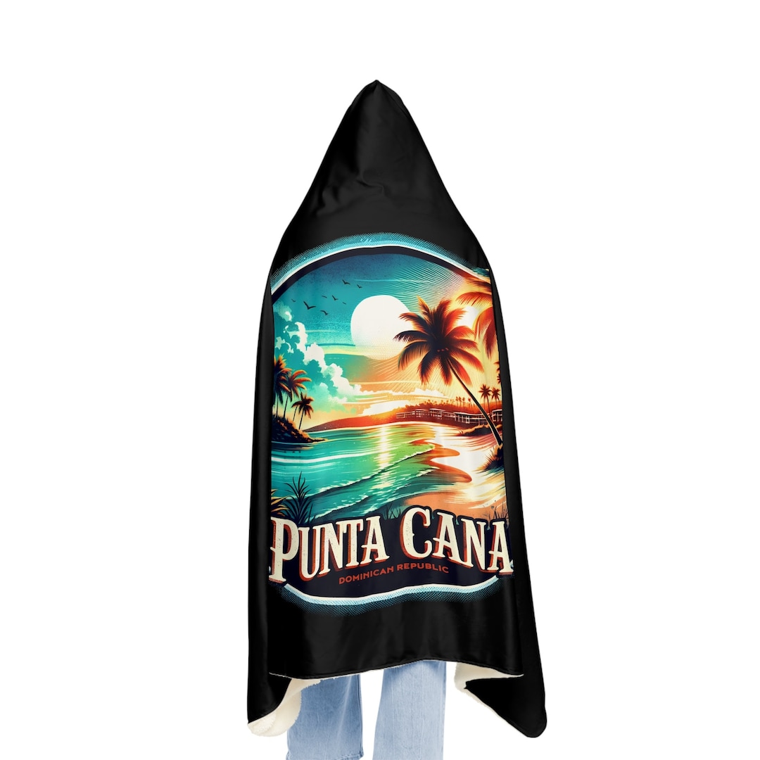 Punta Cana Dominican Republic Snuggle Blanket Dark Punta Cana Vacation