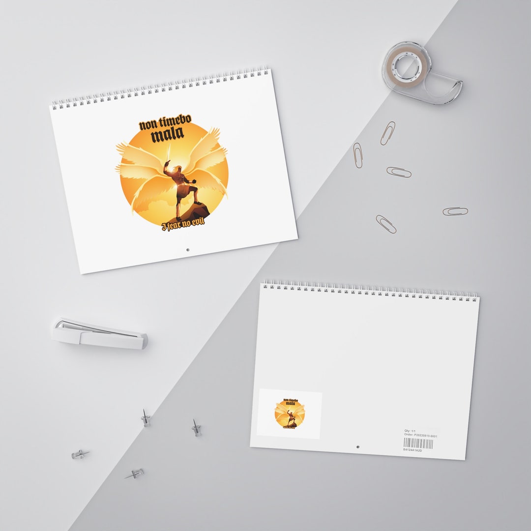 Archangel St. Michael Calendar 2024 Saint Archangel Saint Etsy Australia