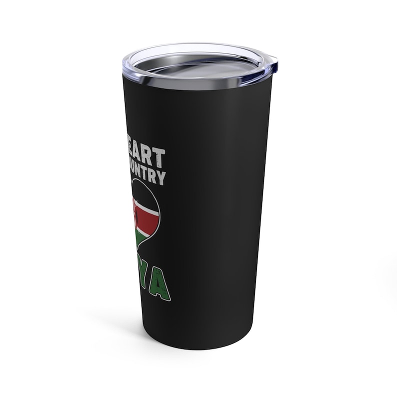 Kenya Stainless Steel Tumbler Vacuuminsulated Thermos Cup Dark Kenyan