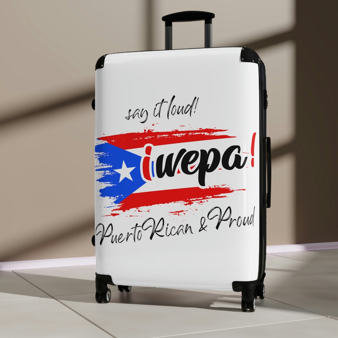 Wepa Puerto Rico Suitcase Puerto Rican Luggage Wepa Etsy