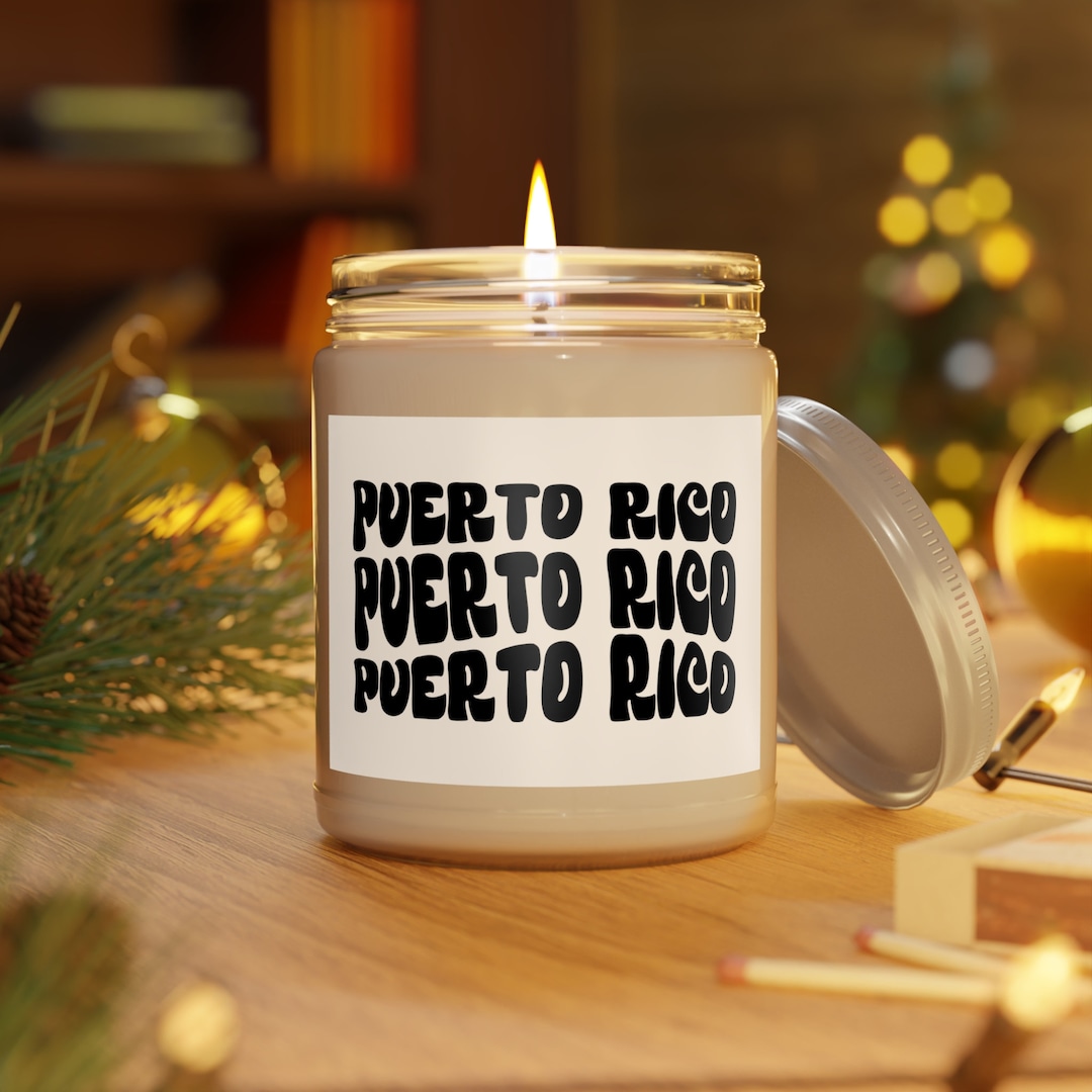 Puerto Rico Souvenir Scented Candles Puerto Rico Gift Etsy