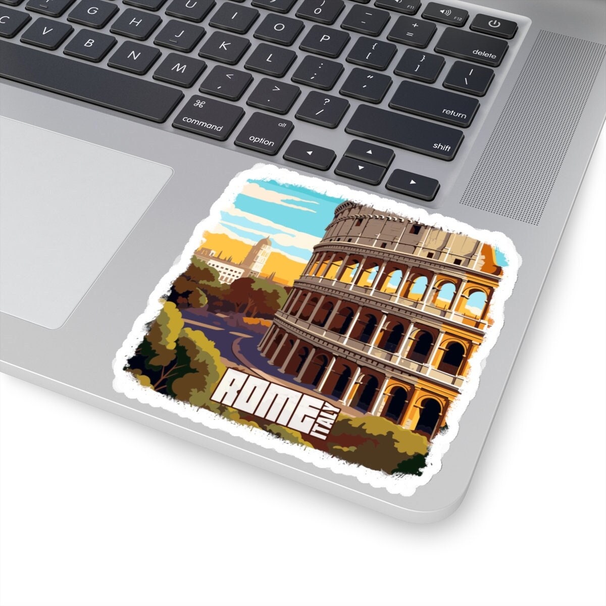 Colosseum Rome Sticker The Colosseum Stickers ( Kiss-cut ) Dark - Rome Italy Colosseum ...
