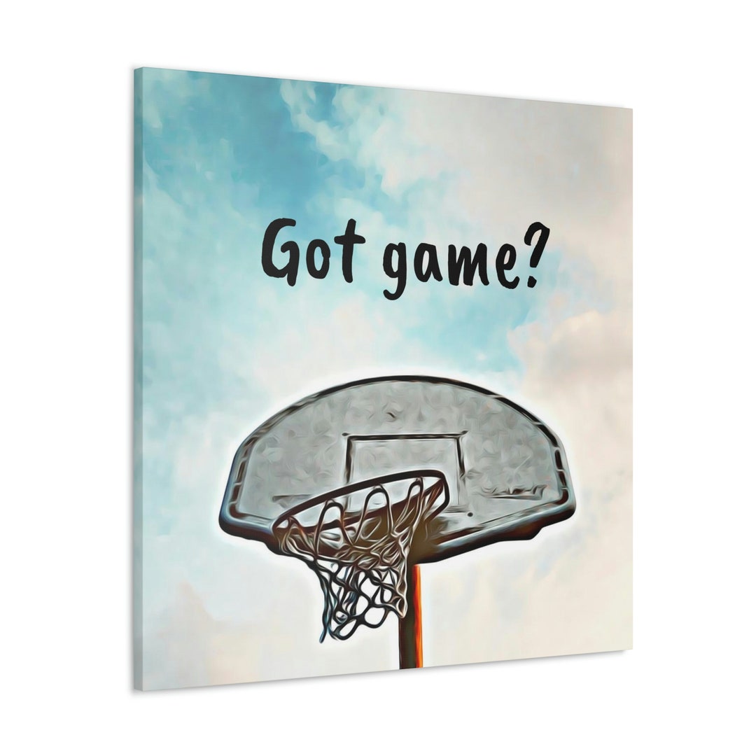 Vintage Basketball Hoop Poster Basketball Hoop Wall Art Etsy