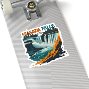 Niagara falls stickers ( kiss-cut ) light - etiqueta engomada
