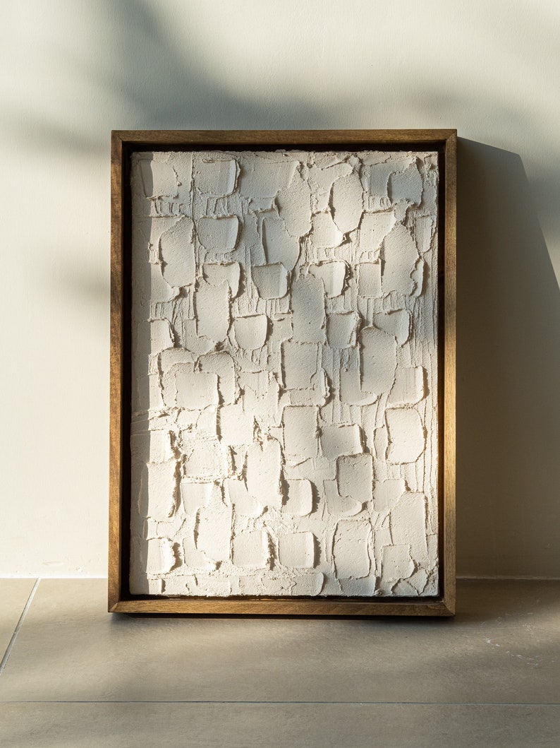 DELOS by Studio Nobis Wall Sculpture, 3D Wall Art, Textured Wall Art, Wood Frame Etsy