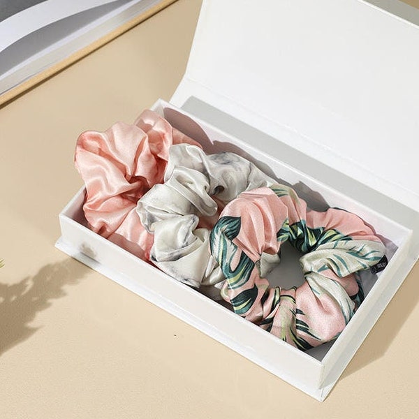 9 COLOURS | 100% Mulberry Silk Scrunchies | Headband Scrunchy | Silk Hair Tie | Pure Silk Scrunchie | Silk Scrunchie