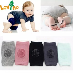 Chaussettes de sol pour nouveau-né, en coton doux, antidérapantes, de  couleur unie, pour fille et garçon, collection printemps et été - AliExpress