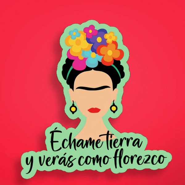 Frida Khalo vinyl sticker