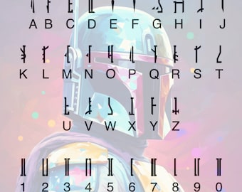 Mandaloriaans lettertype TTF