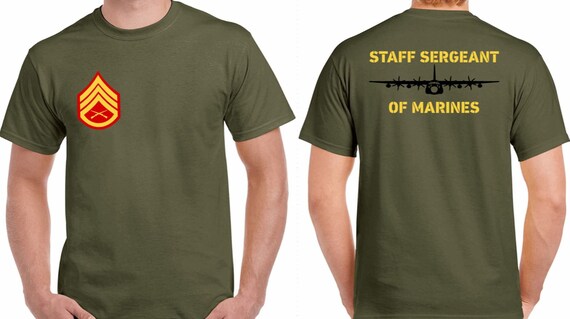 KC-130 J Skivvy Shirt丨rank of Marines 