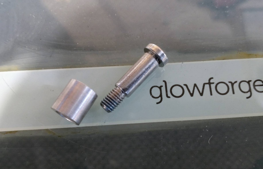 USED Bolt and Spacer for Rear Carriage Plate Wheel for Etsy