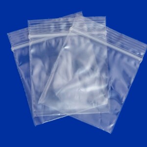 ジップトッププラスチックジュエリーバッグ 小さなビーズバッグ 各種サイズ - 2 ミル (100 個)
