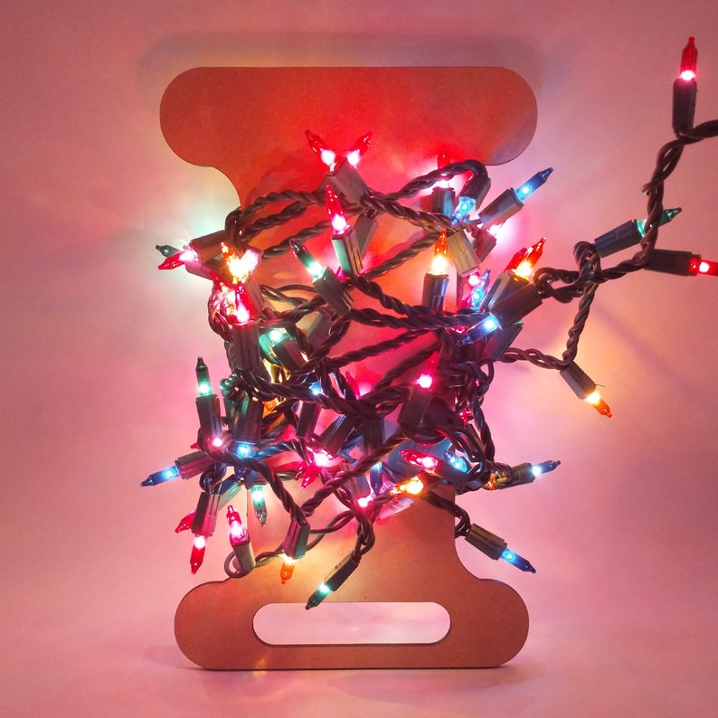 Christmas Lights Storage Reel Cut Files Svgepsai Etsy