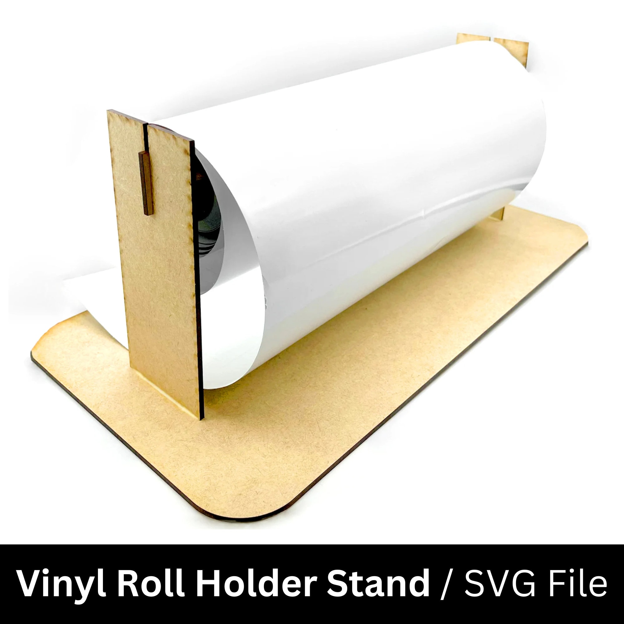 Vinyl Roll Holder Stand Laser Cut Files Svgepsai Glowforge Ready Files  Instant Download 