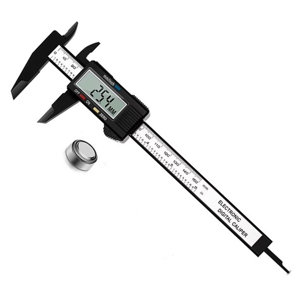 Digital Caliper 6 Inch Calipers Measuring Tool Electronic with LCD Screen