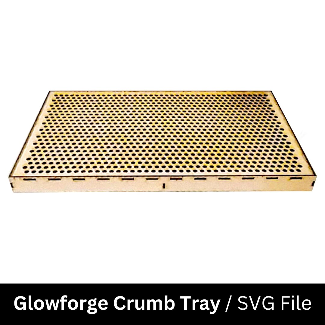 Crumb Tray With Holes Tray Without Holes Laser Cut Files
