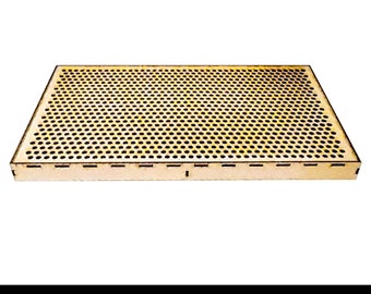 Glowforge Crumb Tray with Holes - Tray without Holes - Laser Cut Files - SVG+EPS+Ai - Glowforge Ready Files - Instant Download