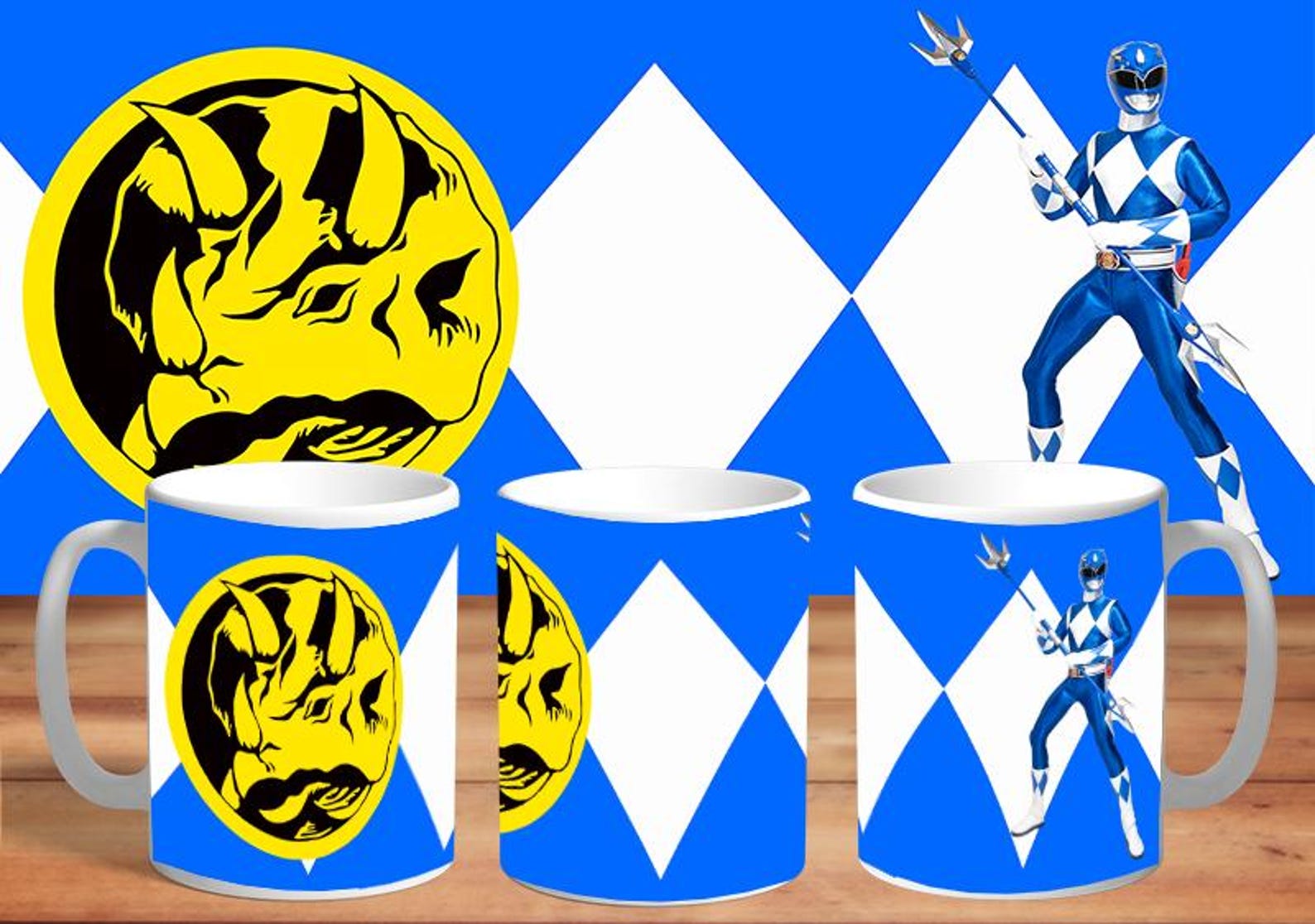Power Rangers 13 Mug Templates and Mock Ups - Etsy