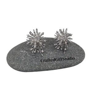 Firework Show Pave Earrings in Red, White, & Blue main image 1