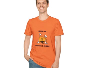 Coffee and Code Unisex T-Shirt, Programmer Gift, Funny Coding Tee, Computer Science Shirt, Java Developer Top