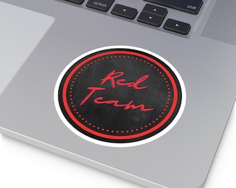 Red Team - Hacker Emblem Vinyl Aufkleber - IT-Sicherheit Aufkleber