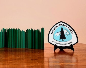 Pacific Crest Trail Sculpture – Personalized Hiking Route Map