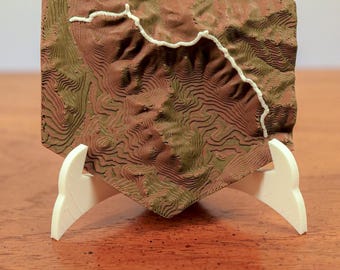 Presidential Traverse Topo Sculpture - Topographic style sculpture - White Mountains, New Hampshire