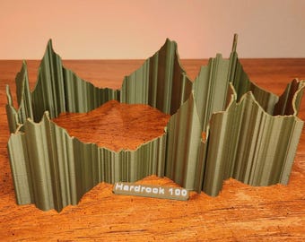 Hardrock 100 Trail Sculpture - Hardrock Hundred Mile Endurance Run Gift