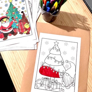 Magic Christmas Colouring Book - Cute Christmas Colouring Pages for ...
