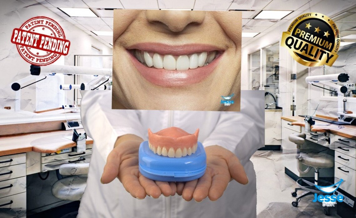 Upper Denture/horseshoe Upper Dentures With Impression Denture Etsy