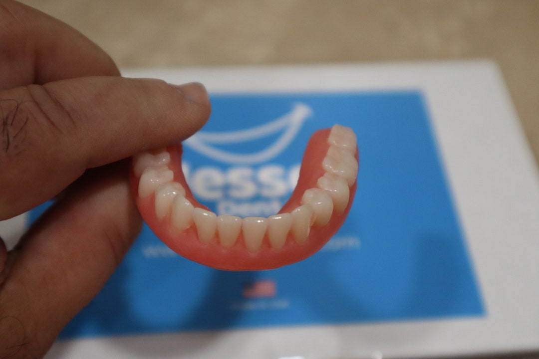 Horseshoe LOWER Dentures / the Denture is Real and Wearable If Etsy UK