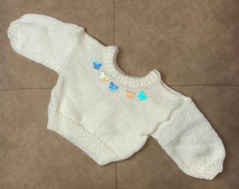 Knitted baby jumper