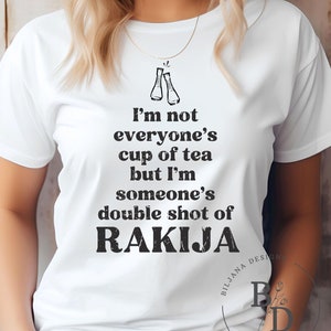 Rakija T-shirt | Balkan Gifts | Rakija majica | Rakija lovers gift | Ex Yu