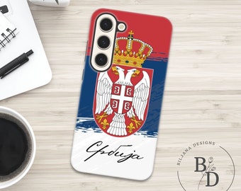 Serbian Samsung phone case, Serbia phone case, Serbian gifts, Serbian Diaspora