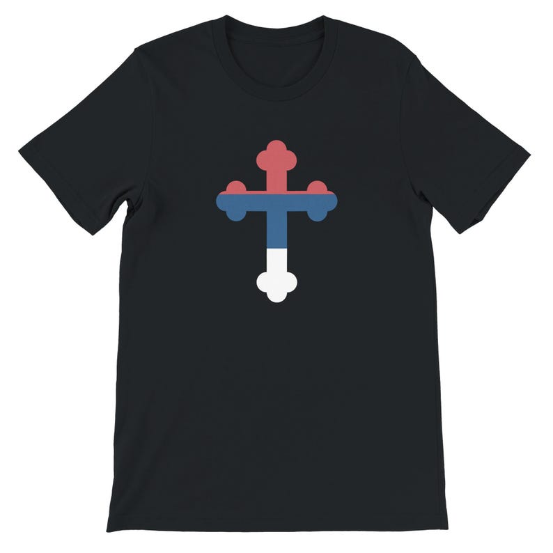 Celebrate your Serbian heritage with this bold and modern t-shirt featuring the iconic Serbian Orthodox cross ✝️, designed in the colors of the Serbian flag 🇷🇸 – red, blue, and white. This minimalist yet meaningful design is a powerful expression of national pride, faith, and identity.