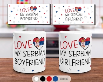 Serbian Boyfriend/Girlfriend Mug: Relationship Gift