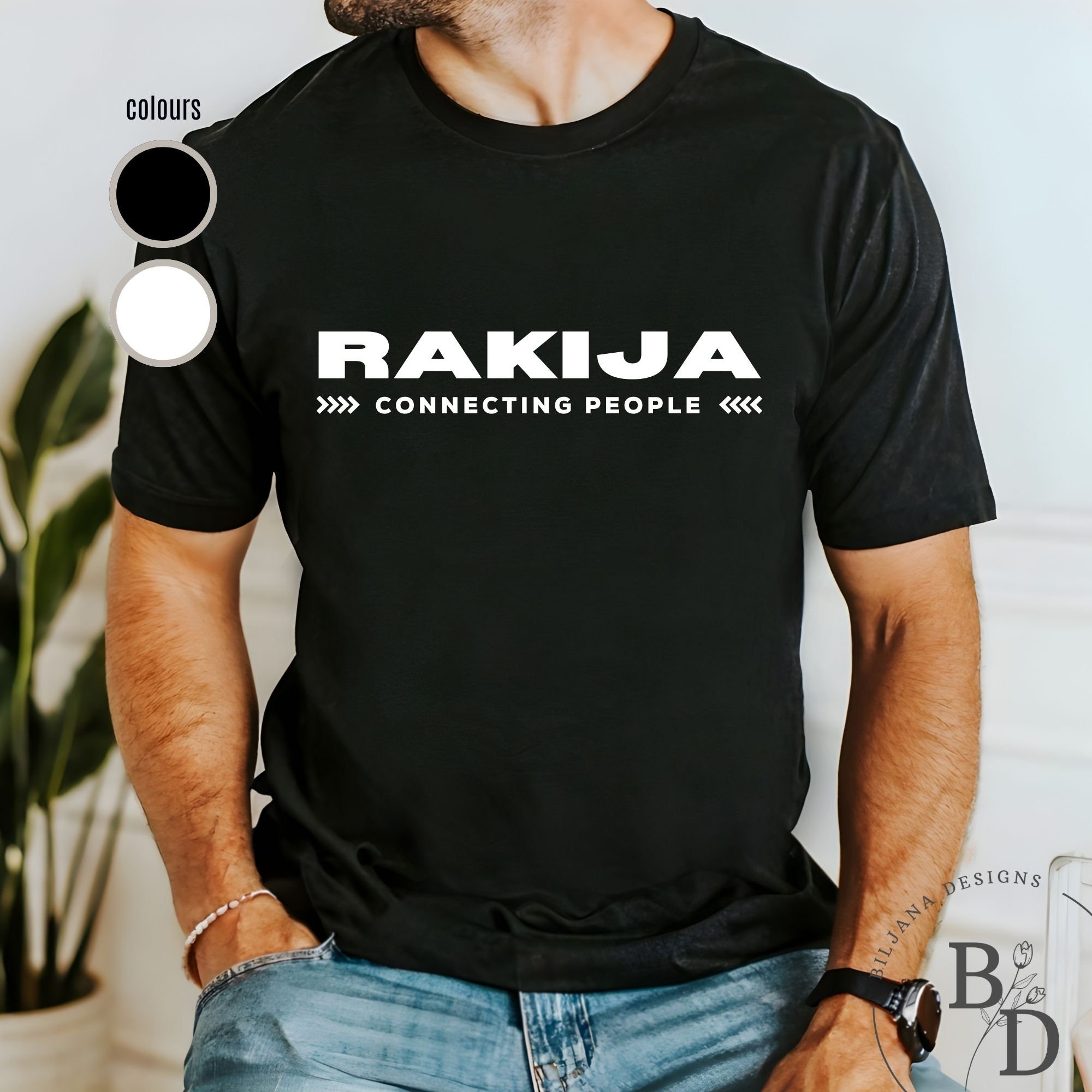Rakija Connecting People t-shirt | Balkan | Serbia | Croatia | Bosnia