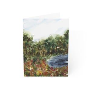 Geheime tuin-wenskaart Natuur- en bloemkaart Groene wenskaart